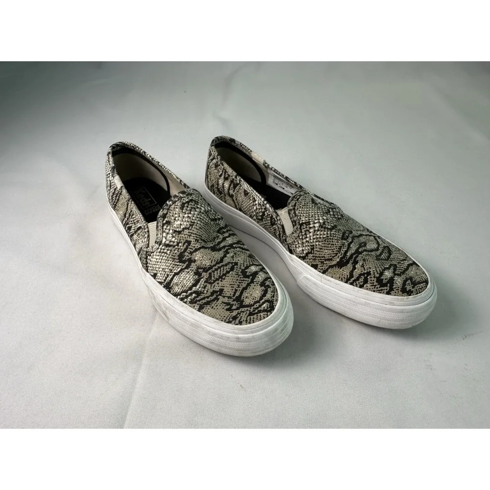 Keds Double Decker Slip-On‎ Women's Sneakers Snake Print WF63682 Size 6.5 EUC